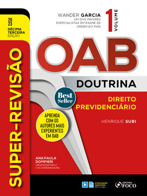 cover image of Super-Revisão OAB Doutrina--Direito Previdenciário